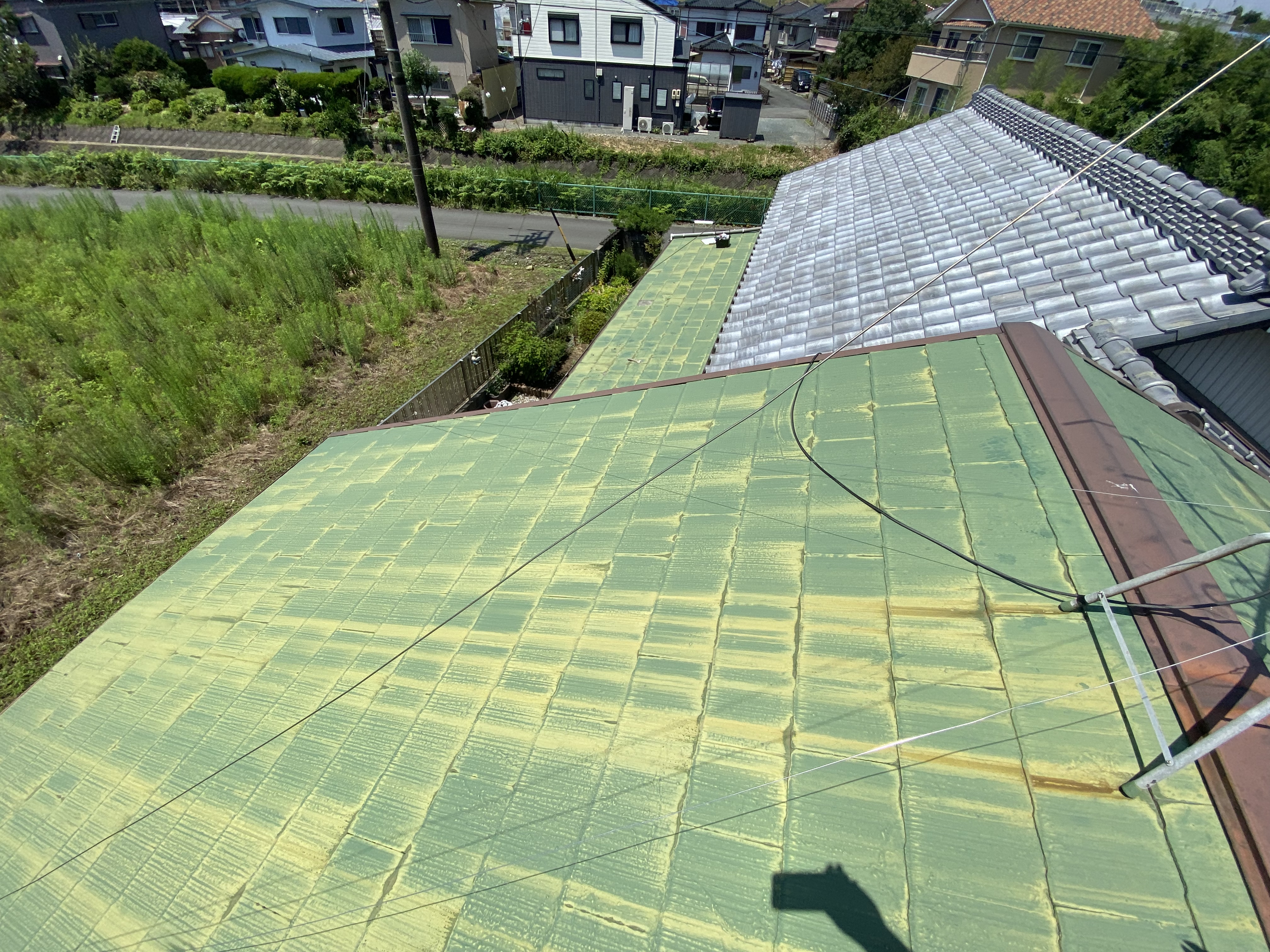 磐田市　屋根・外壁塗装　板金工事　雨漏り修繕