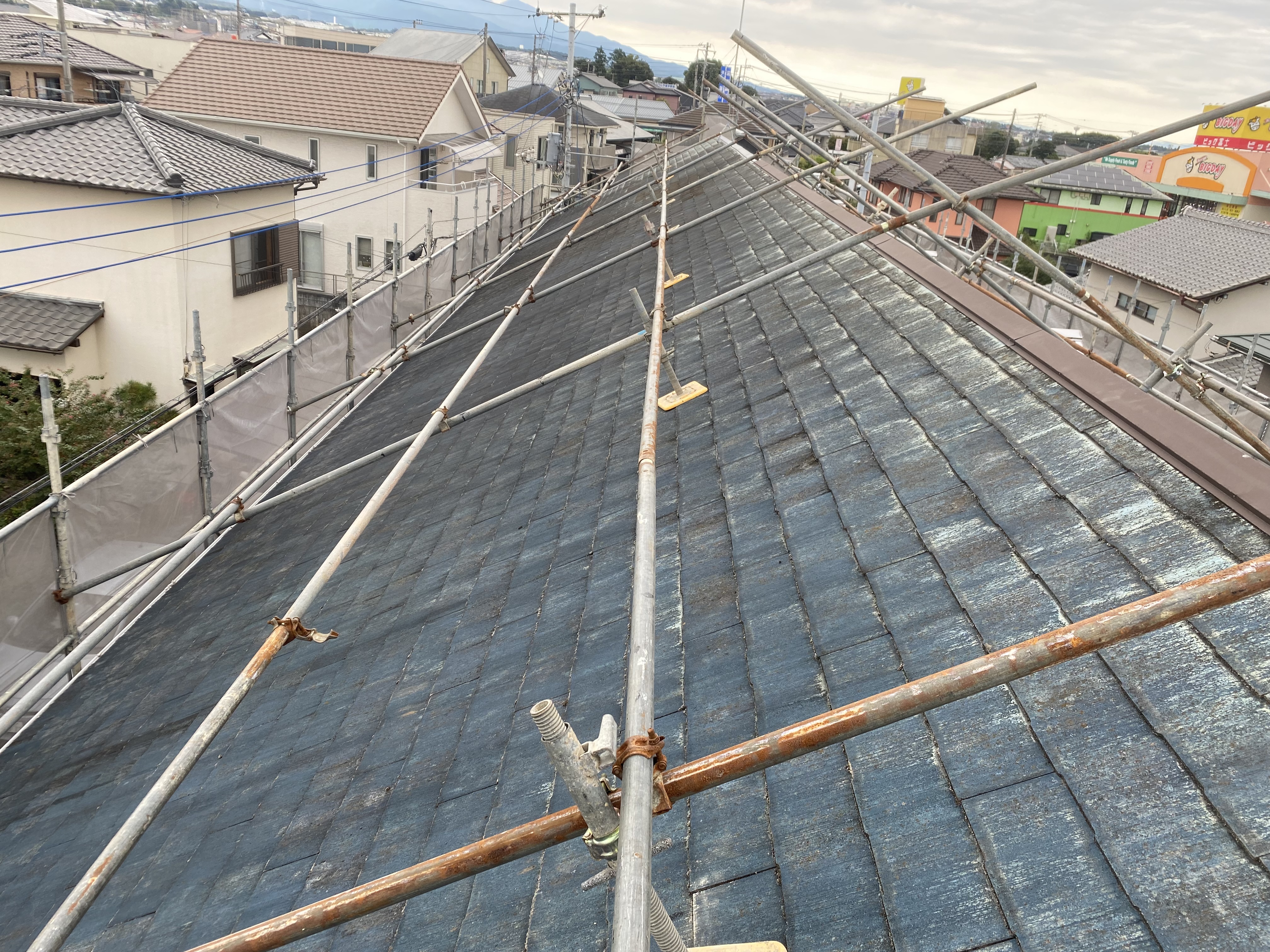 富士市　屋根・外壁塗装　ウレタン防水工事