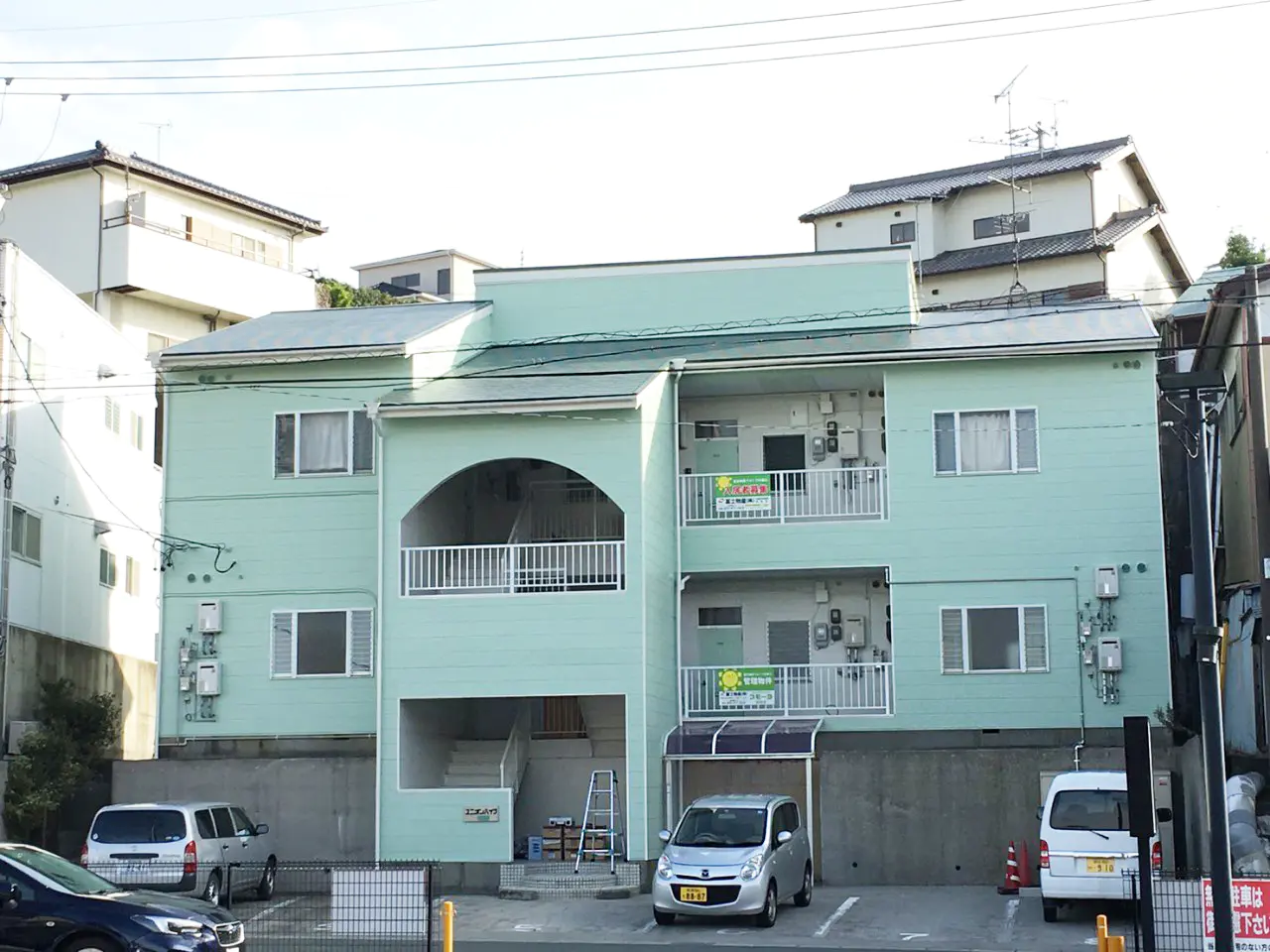 浜松市　集合住宅　屋根・外壁塗装工事
